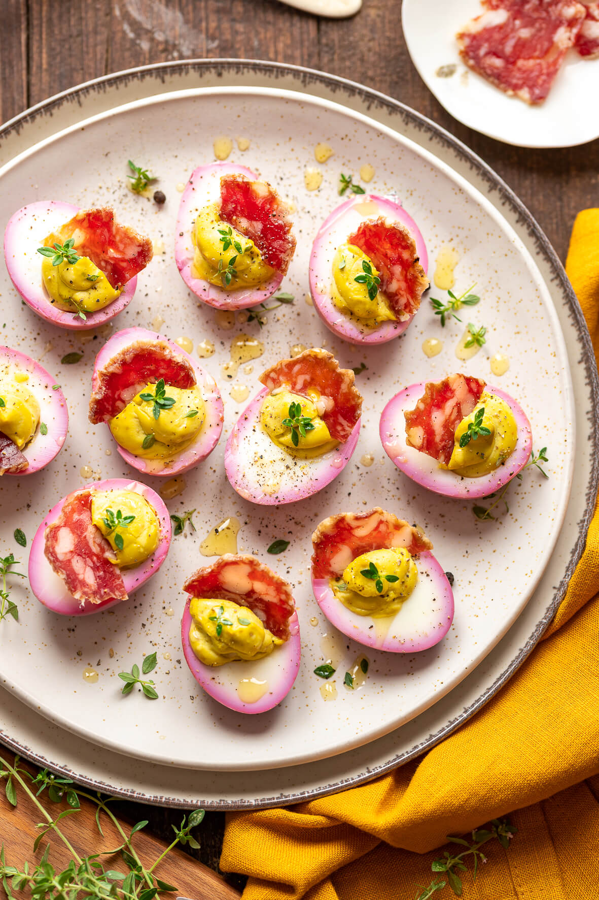 Uova sode ripiene al forno - Ricette che Passione 